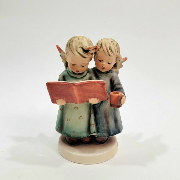 1948 Goebel Hummel Angel Duet 193 Figure Decor 5"
